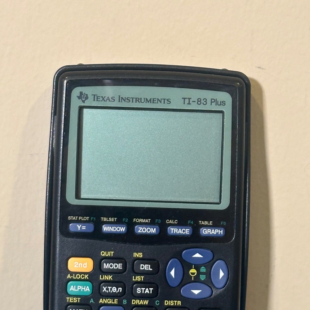 Texas Instruments TI-83 Plus Graphing Calculator Black Student Math Science - Picture 2 of 4